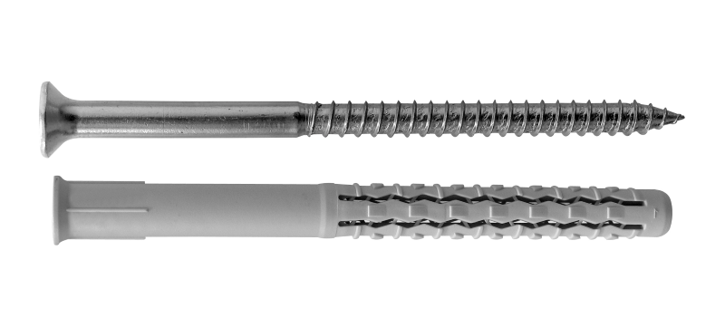 TASSELLO IN NYLON CON VITE TSP NC-XL - ø mm.10x120 vite ø mm.7x125 T40