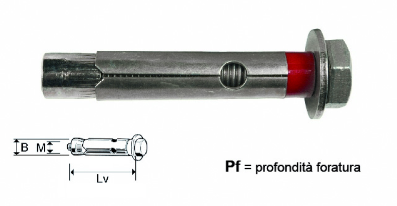 TASSELLI MSA CON VITE T.E. MM.12 MAURER