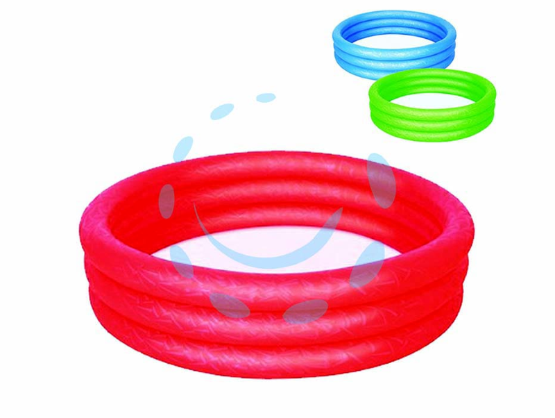 PISCINA TINTA UNITA A 3 ANELLI +2 ANNI - ø cm.152x30h. - kg.1 - lt.282 (art.51026)