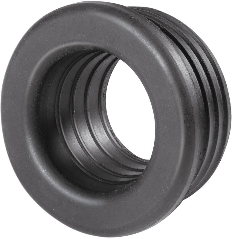MORSETTO GOMMA NERA PER TUBI- ø mm.26/30 interno - ø mm.47 esterno