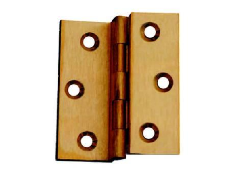 CERNIERE FRESATE DOPPIE ZANCATE OTTONE - mm.50x40