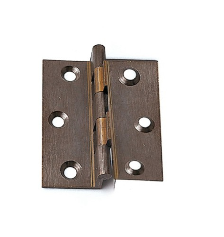 CERNIERE FRESATE DOPPIE ZANCATE BRONZO - mm.60x50