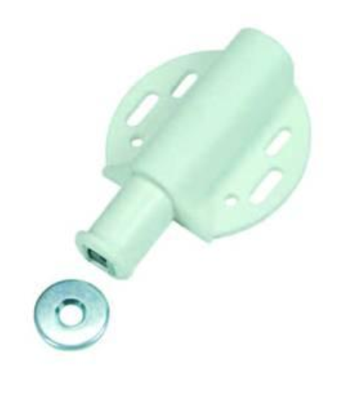 CRICCHETTO MAGNETICO AUTOMATICO A SCATTO DA APPLICARE - colore bianco