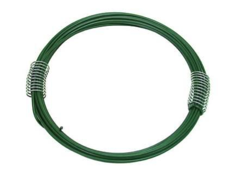FILO FERRO PLASTIFICATO VERDE- n° 8 filo ø mm.1,6