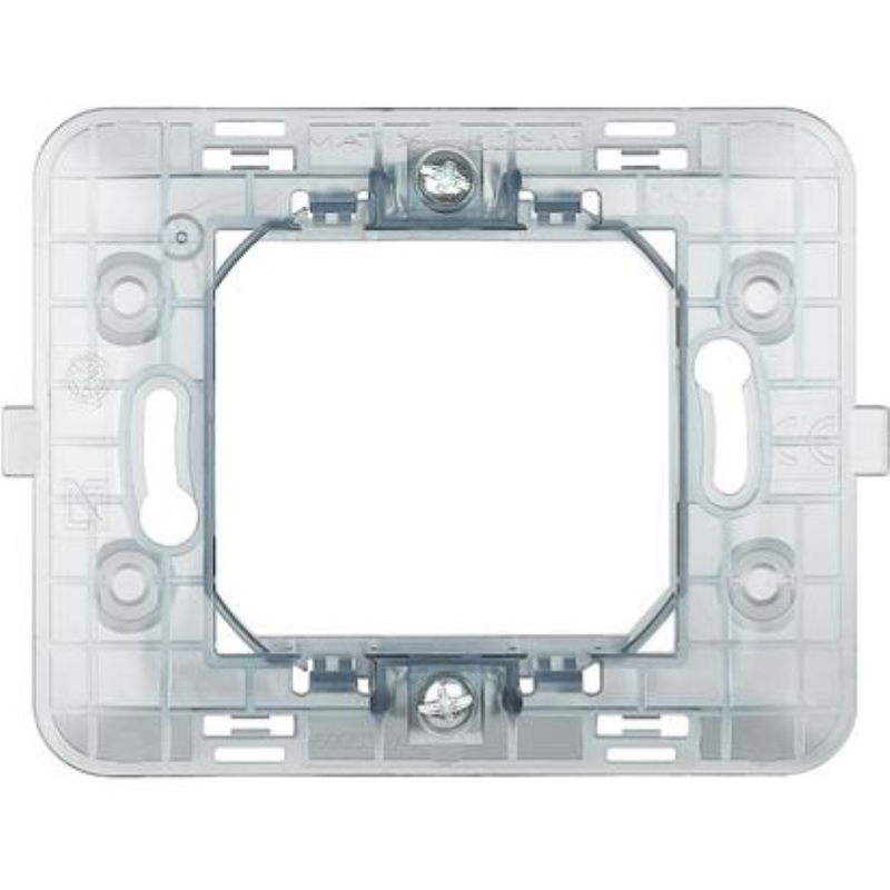 SUPPORTO PER SCATOLA TONDA 2 MODULI CENTRALI MATIX 500SM2A