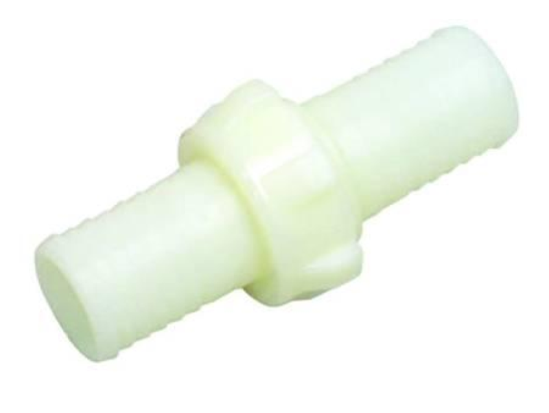 RACCORDO PORTAGOMMA 3 PEZZI IN NYLON - ø mm.35X68h. filetto M 52x3