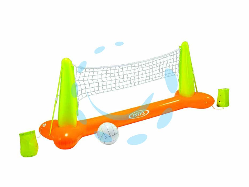 RETE VOLLEY GONFIABILE PER PISCINA +6 ANNI - cm.239x64x91h. - peso kg.1,3 (art.56508)
