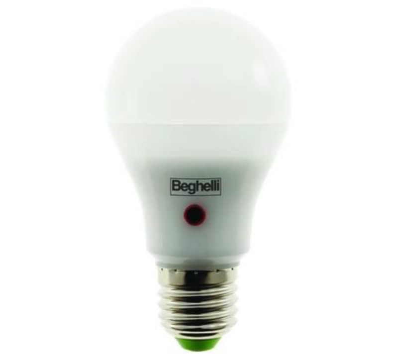LAMPADA LED GOCCIA SAVINGLED SENSOR E27 CON SENSORE CREPUSCOLARE- 12W - 4000°K - 1300 LM - ø mm.65x124h.