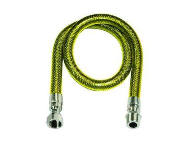 TUBO GAS FLESSIBILE IN ACCIAIO INOX CON GUAINA MF- cm.50
