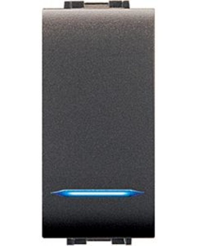 DEVIATORE LUMINOSO NERO LIFE 4013