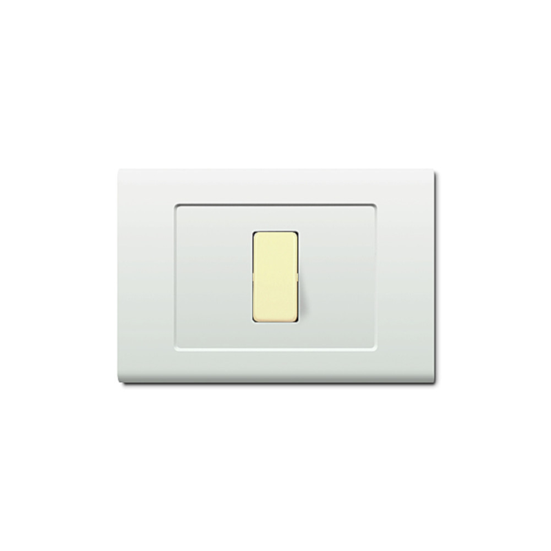 PLACCA BIANCA TONDO 1 FORO ECL2691WH