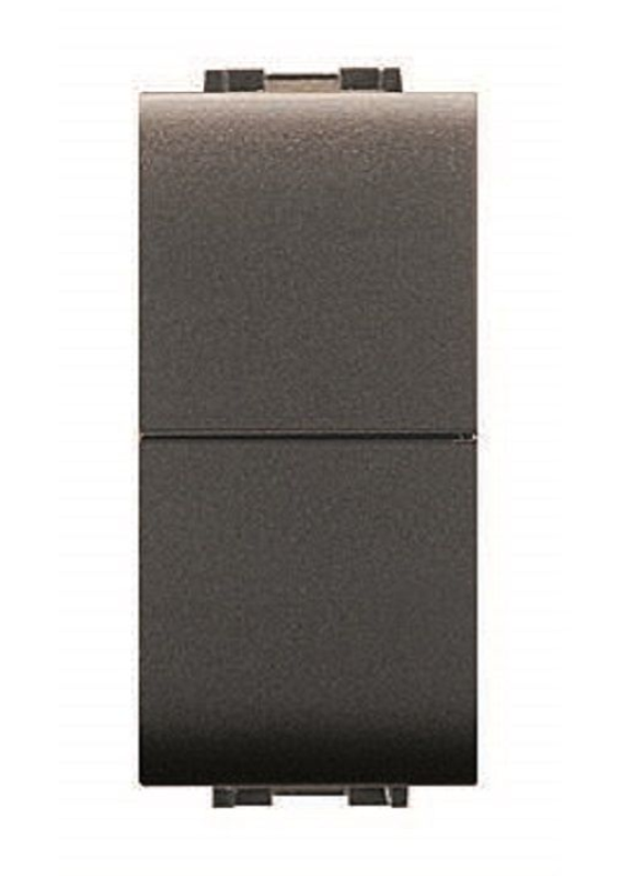 PULSANTE DOPPIO NERO LIFE ECL4023
