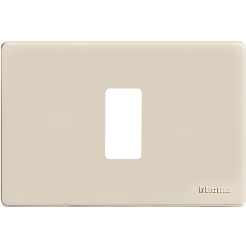 PLACCA 1 MODULO IN RESINA BIANCA MAGIC - 503/1/R