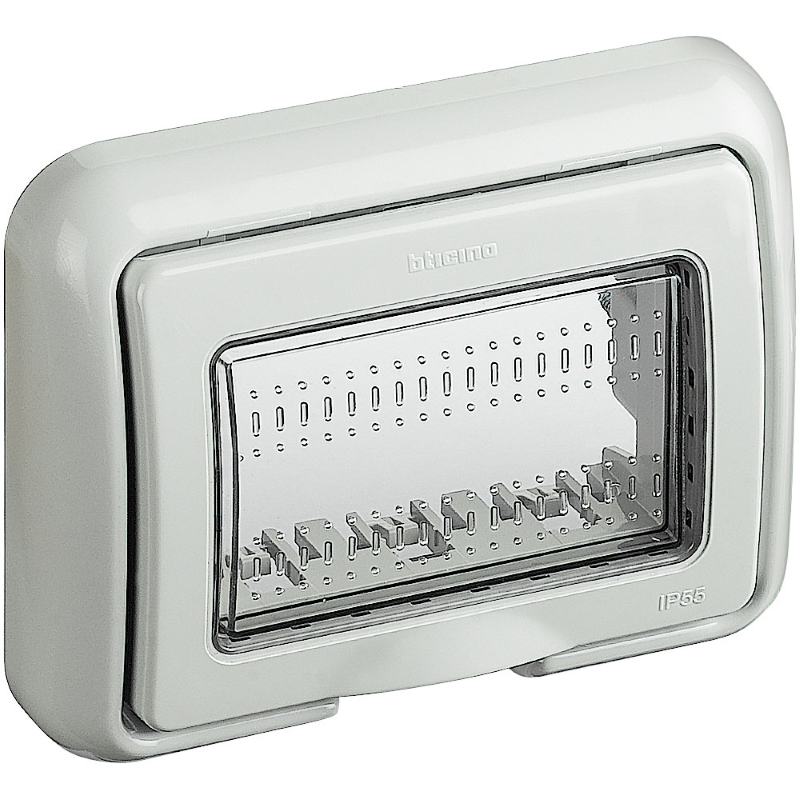 PLACCA STAGNA AUTOPORTANTE 3 MODULI IP55 IDROBOX MATIX - 25603