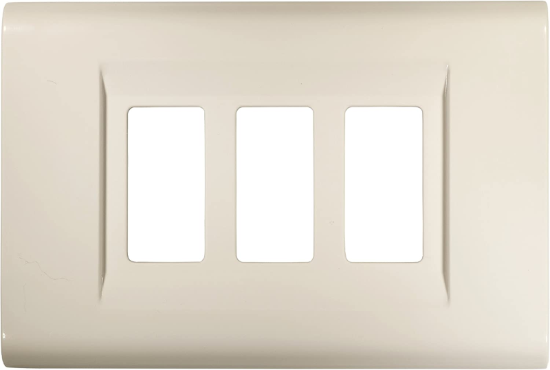PLACCA BIANCA 3 FORI 2583/WH