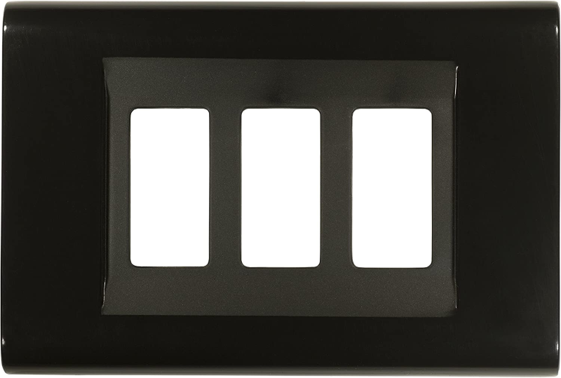 PLACCA NERA 3 FORI 2583/N