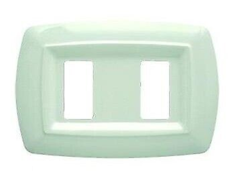 PLACCA TONDO BIANCA 2P ECL2592WH