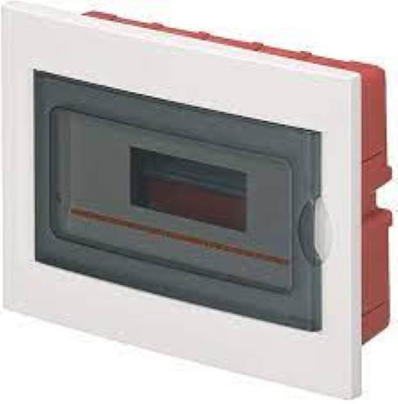 CENTRALINO DA INCASSO CON COPERCHIO 12 MODULI - EC63012B
