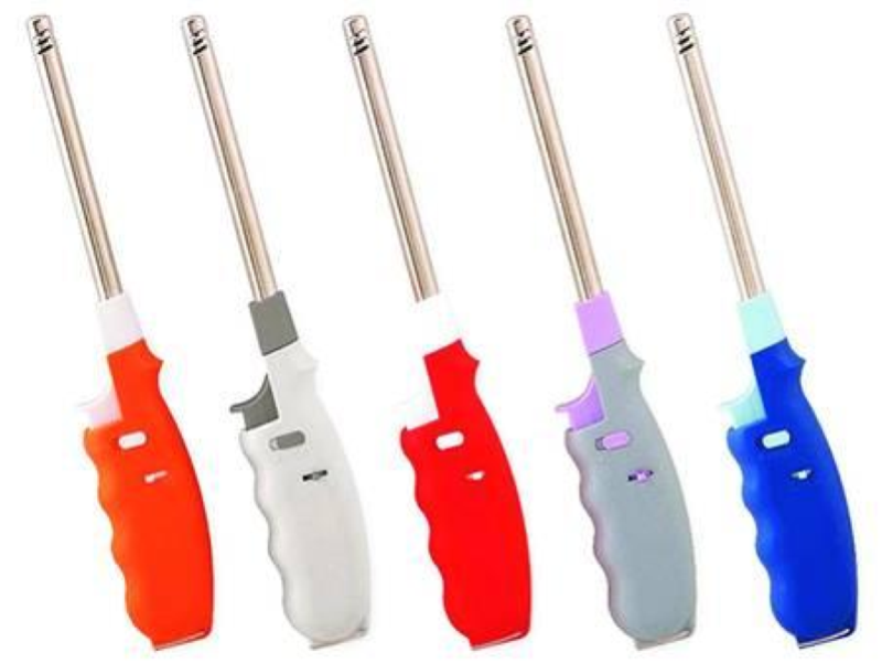 ACCENDIGAS A FIAMMA FLICKER- cm.25, colori assortiti