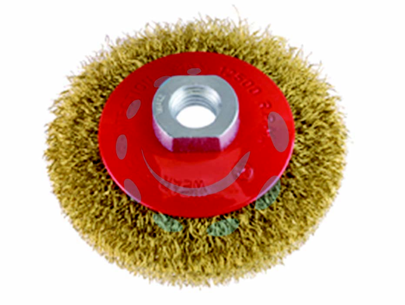 SPAZZOLA CIRCOLARE CONICA FILI IN ACCIAIO- ø mm.90 PG 467.00