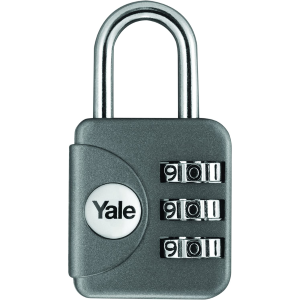 LUCCHETTO AD ARCO A COMBINAZIONE DA VIAGGIO PER VALIGE P1 - mm.28 grigio (YP1/28/121/1G)