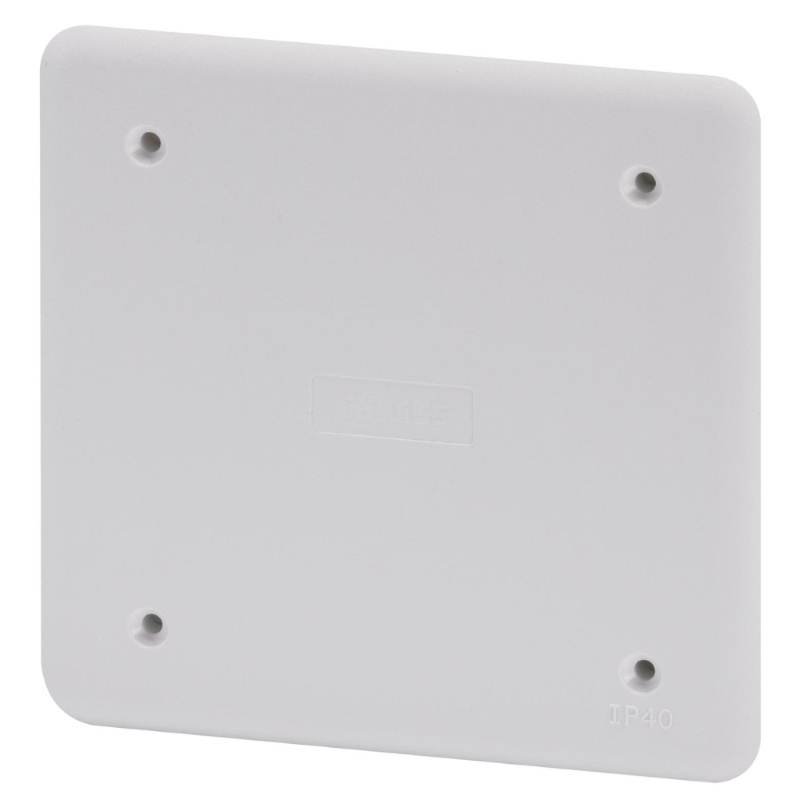 COPERCHIO BASSO BIANCO PER SCATOLA - mm.92X92 - GW48013