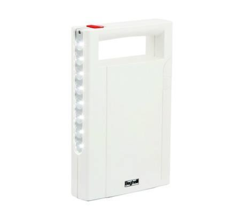 LAMPADA LED PORTATILE ILLUMINA RICARICABILE ANTI BLACK-OUT- 8 luci da 7 LM - mm.125x193x36h.
