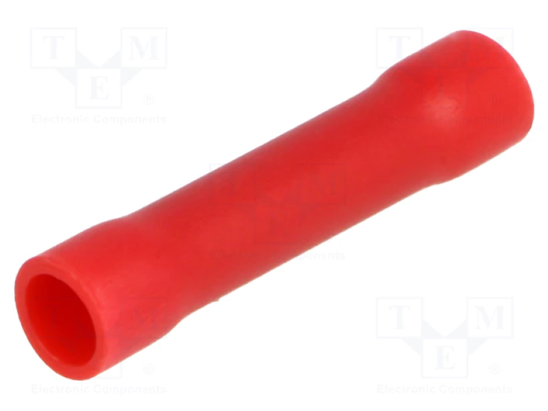 TERMINALI CAPICORDA · PREISOLATI IN PVC · DI TESTA - Rosso 0.25 ÷ 1.5 - 00160