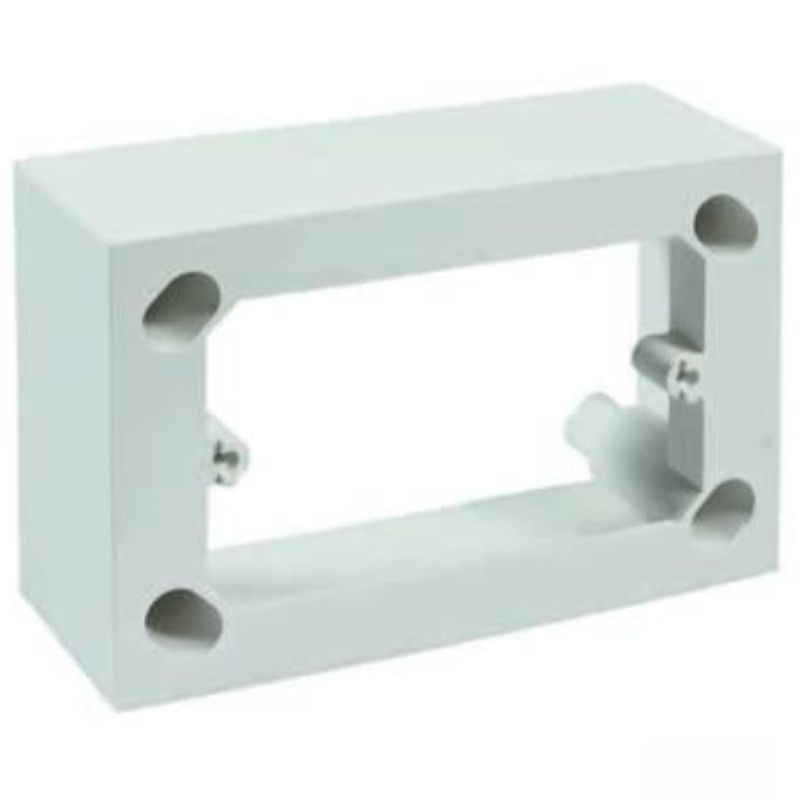 SCATOLA PORTAFRUTTI PER CANALINA 3 MODULI - 503 APERTA