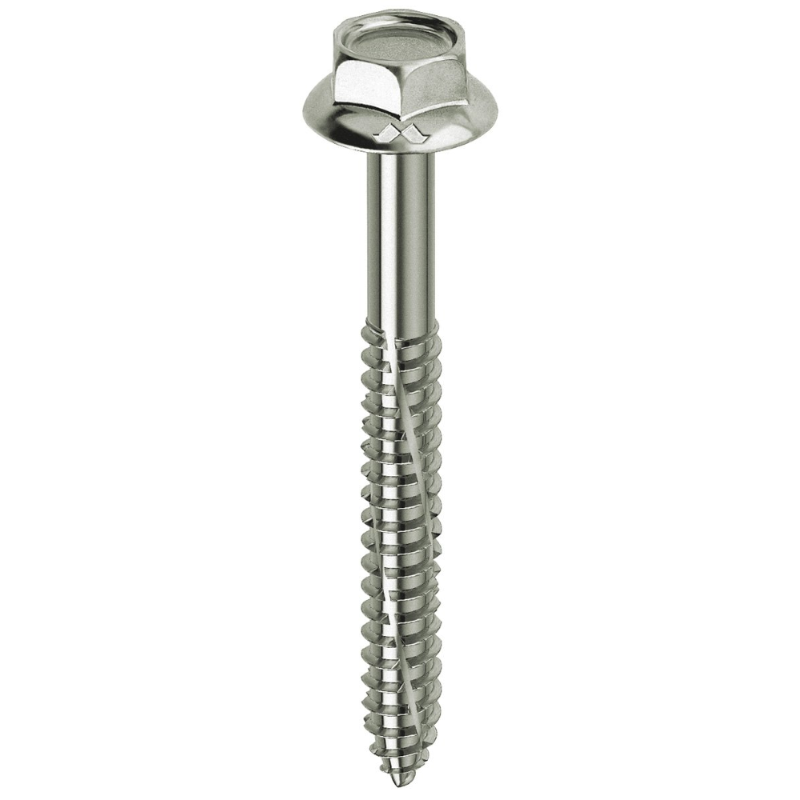 TIRAFONDI PER METALLO TESTA ESAGONO KOVERVIT BS CHROMITING - mm.6,3x100