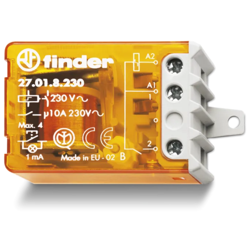 RELE AD IMPULSI (PASSO PASSO) 230V INTERRUTTORE UNIPOLARE - 1 CONTATTO - 27018230
