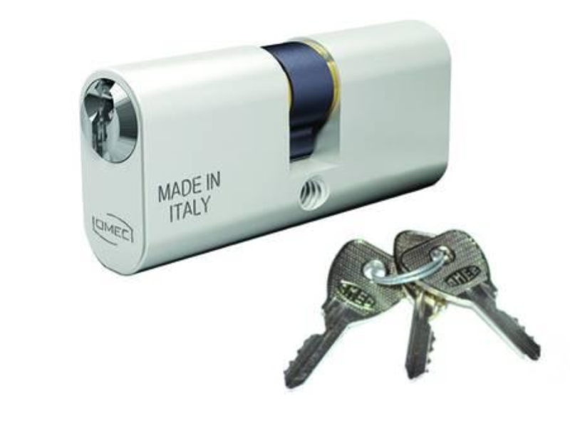 CILINDRO A INFILARE OVALE IN  ALLUMINIO 140- mm.47 centrato (23,5x23,5) (140/02L)