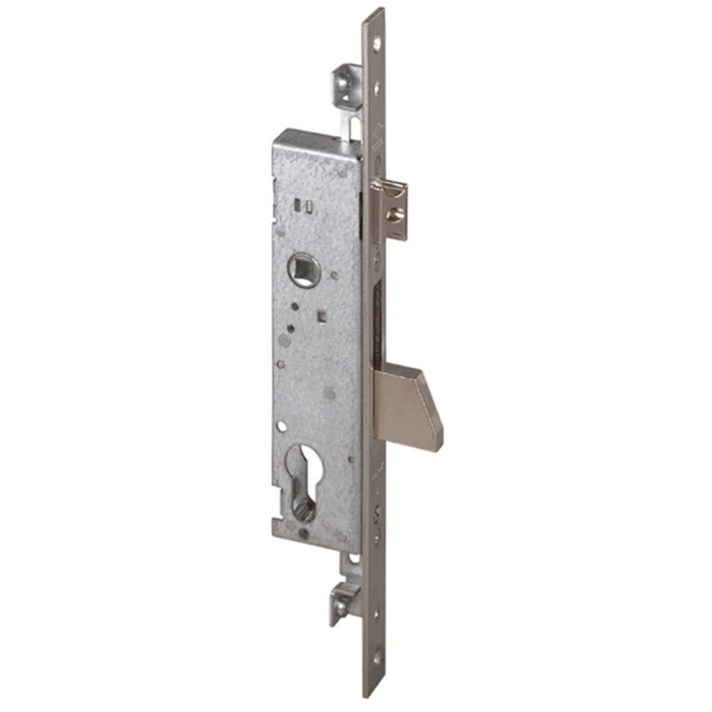 SERRATURA TRIPLICE DA INFILARE PER MONTANTI CON QUADRO E SCROCCO 46225 - mm.25 (46225250)