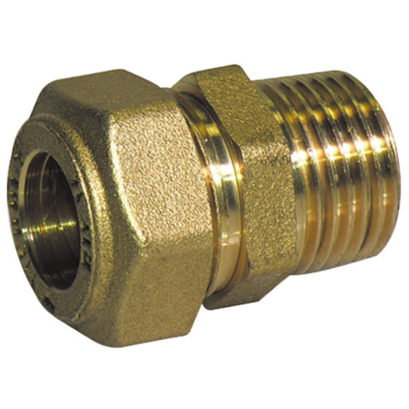 RACCORDO DIRITTO M CONICO GAS 3/8x12