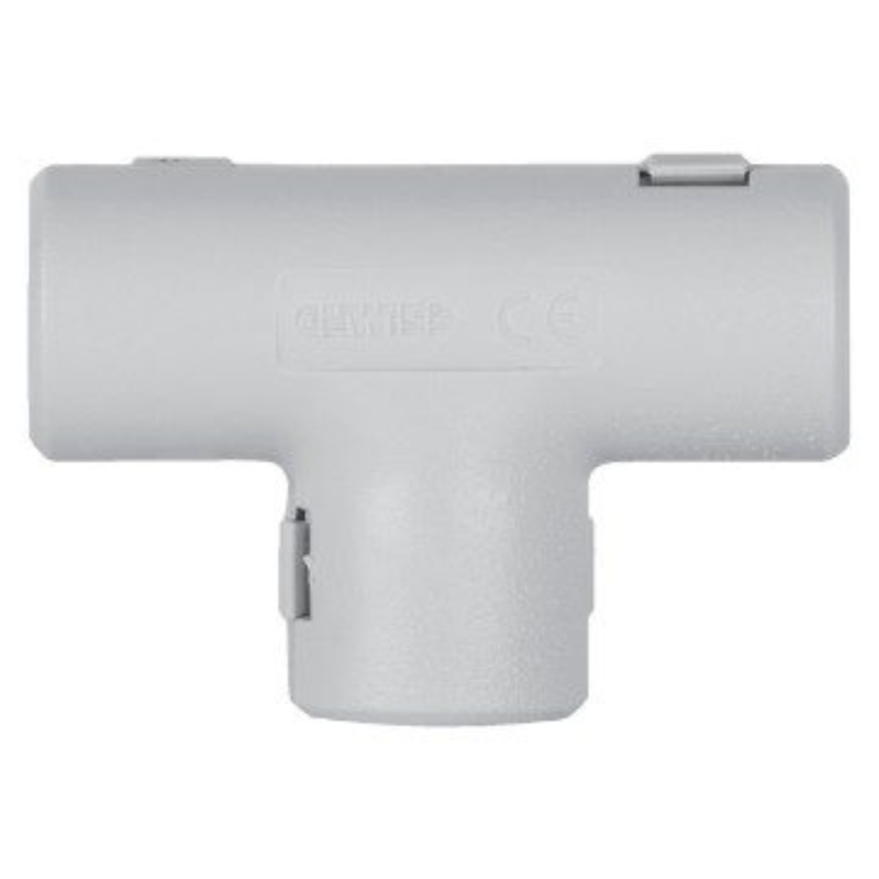 GIUNTO A T ISPEZIONABILE GRIGIO - IP40 - mm. 25