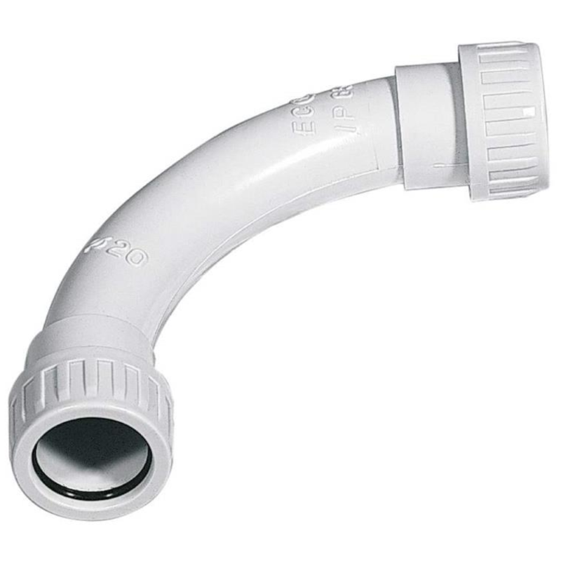 CURVA A RAGGIO STRETTO GRIGIO - IP65 - mm. 25