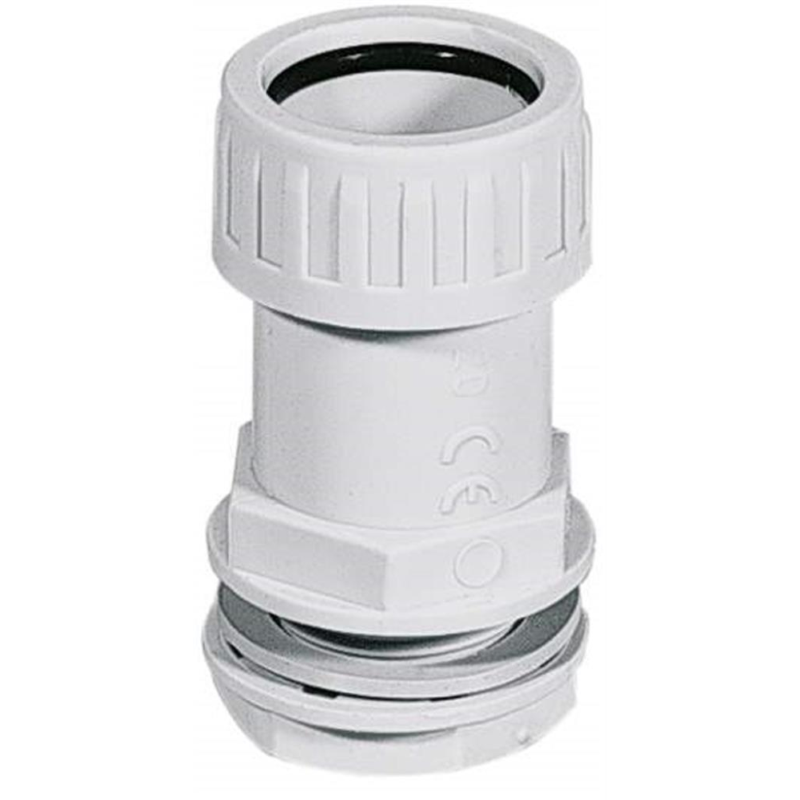 RACCORDO TUBO/SCATOLA GRIGIO - IP67 - mm. 32