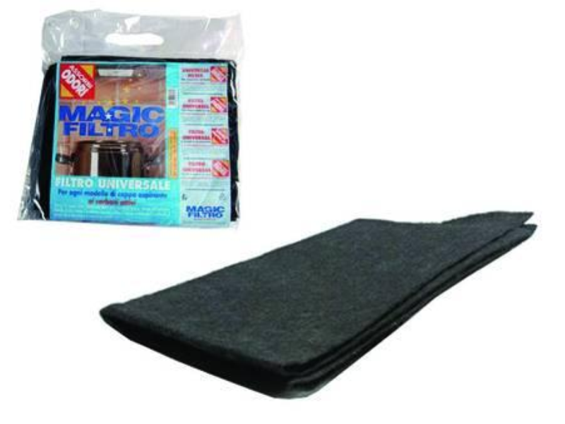 FILTRO PER CAPPE AI CARBONI ATTIVI "MAGIC"- cm.47x57 - nero