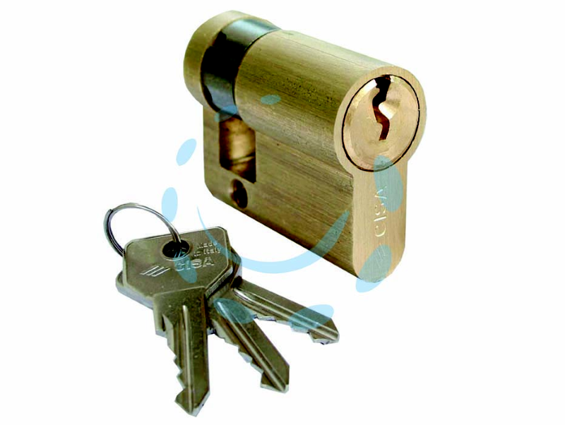 CILINDRI A INFILARE CISA SAGOMATI 0G304 KA - mm.40 decentrato (30x10) (0G304020KA)