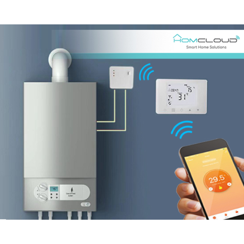 CRONOTERMOSTATO DIGITALE HOMCLOUD WI-FI CON RICEVITORE RF