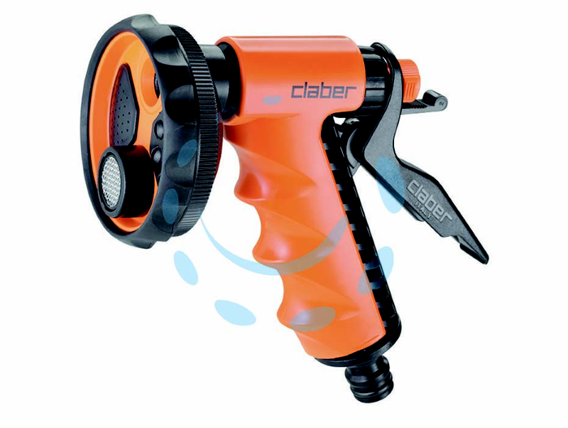 LANCIA A PISTOLA ERGO GARDEN CON SISTEMA MULTIGETTO CLABER 9391