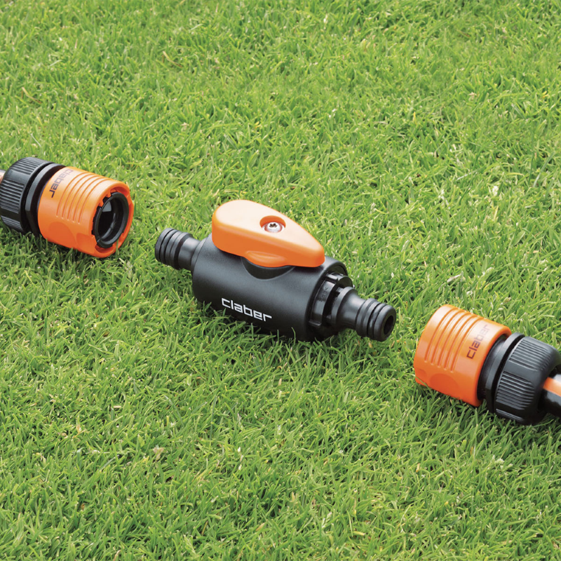 CONGIUNZIONE 2 INNESTI CON RUBINETTO M/M IN CLABER 8611