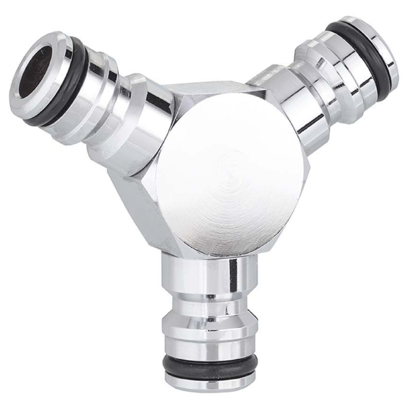 DEVIATORE A 3 VIE PER RACCORDI RAPIDI METAL-JET CLABER 9607
