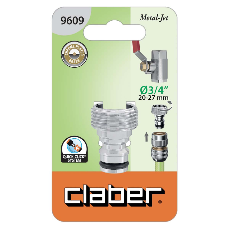 PRESA M 3/4" METAL-JET CLABER 9609