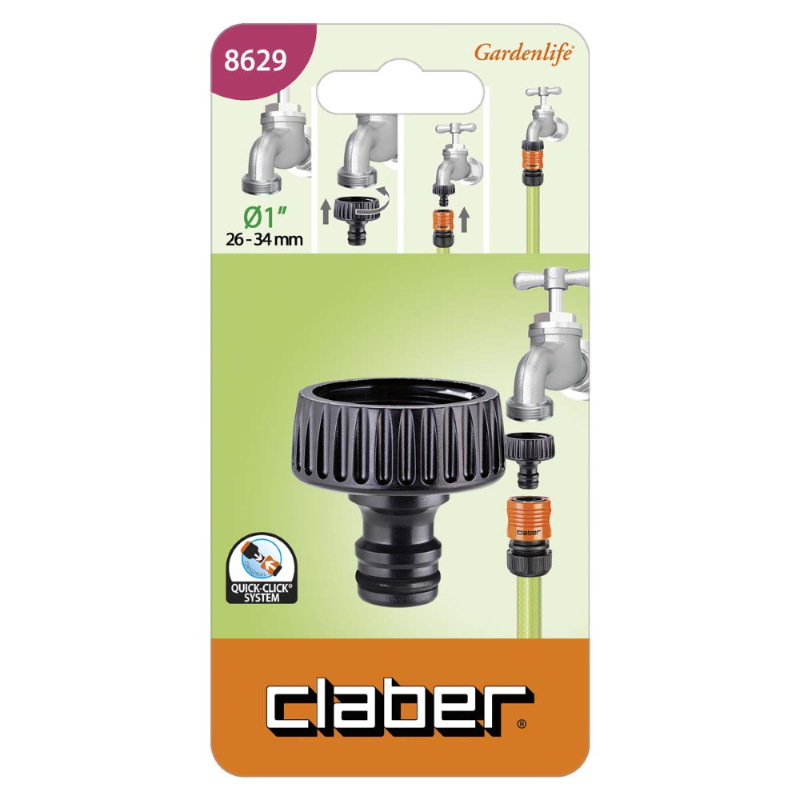 PRESA RUBINETTO F 1" CLABER  8629
