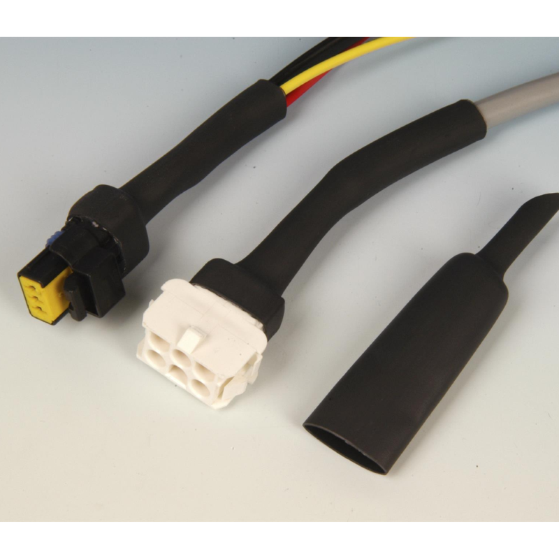 GUAINA TERMORESTRINGENTE NERA-mm. 4,8/2,4, cf da mt.12