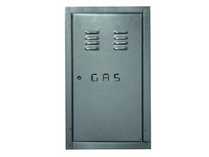 SPORTELLO CONTATORE GAS IN ACCIAIO ZINCATO-  cm.40x55h.