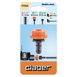 RACCORDO M 3/4" - 1" PER TUBO 1/2" IN BLISTER 91066