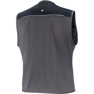 GILET DISCOVERY MULTITASCHE BICOLORE STRETCH GRIGIO - TG.L