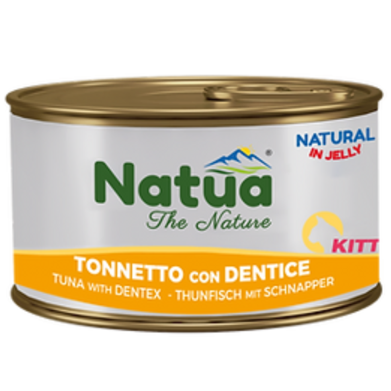 CIBO UMIDO PER GATTI LATTINA G.85 - KITTEN TONNETTO CON DENTICE